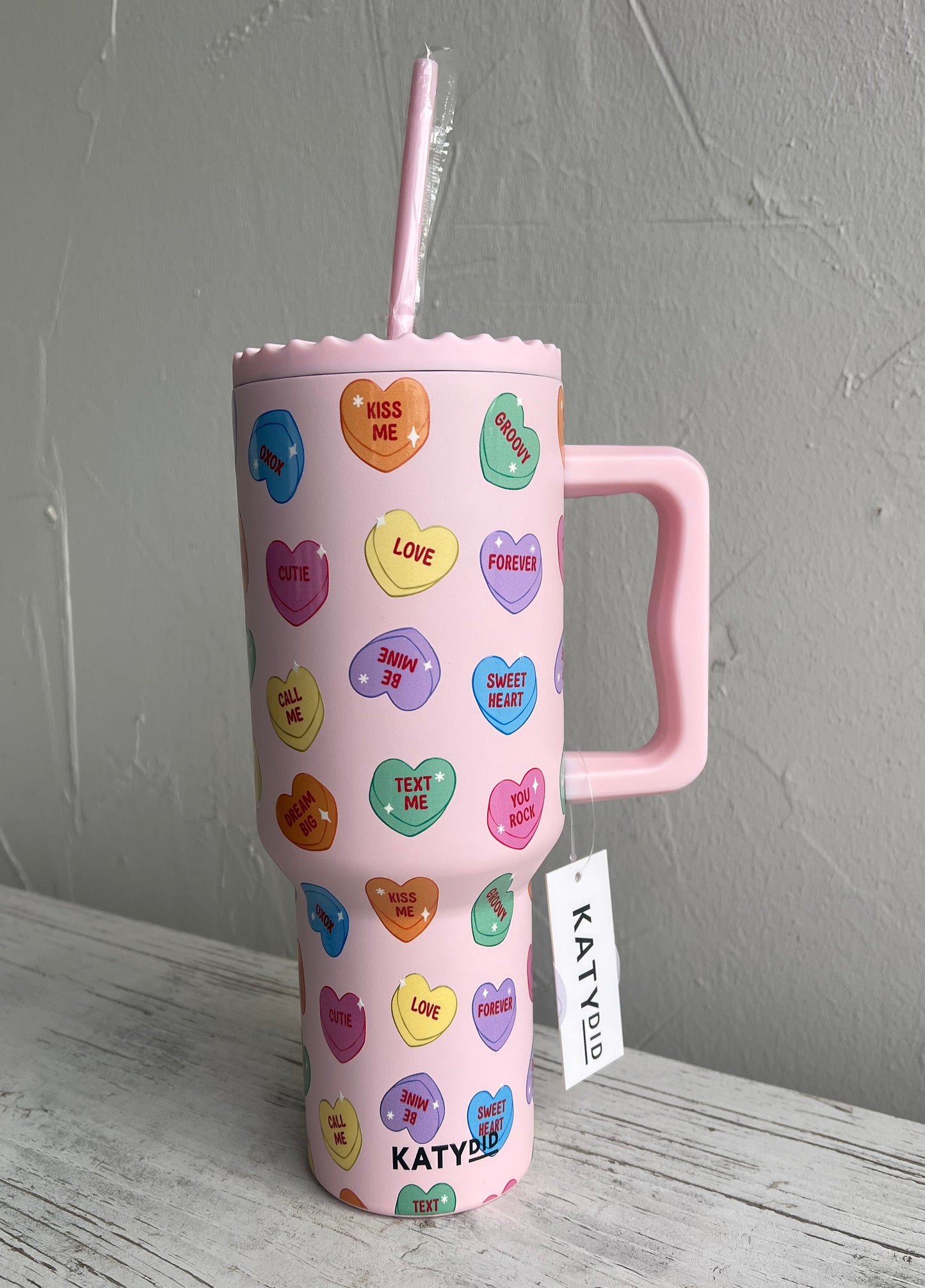 Candy Hearts Tumbler