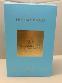 Glasshouse Candle- TEAK & PETITGRAIN