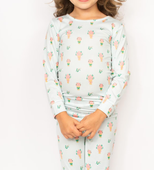 Love Blooms Here Toddler Pajama Set