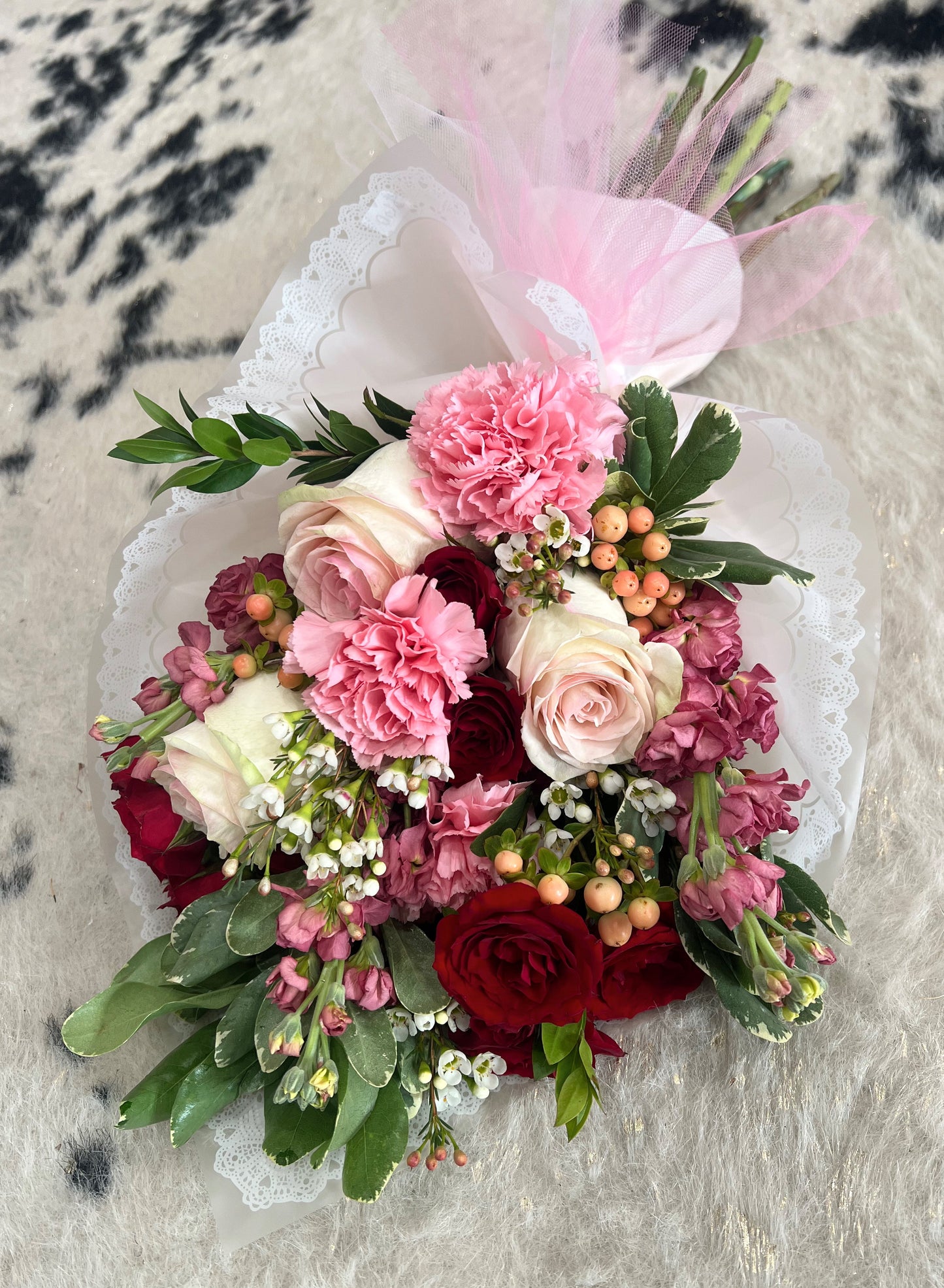 Sweet Nothings Paper Wrapped Bouquet